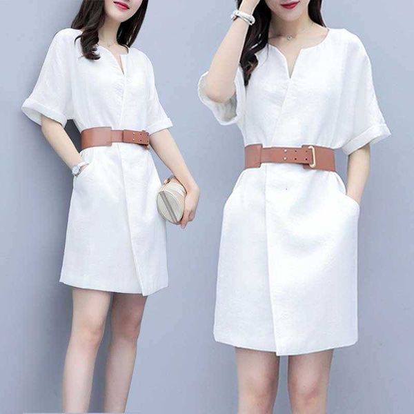 french minority fashion simple celebrity temperament drs summer white thin v-neck cotton hemp straight skirt medium length, Black;gray
french minority fashion simple celebrity temperament drs summer white thin v-neck cotton hemp straight skirt medium length, Black;gray