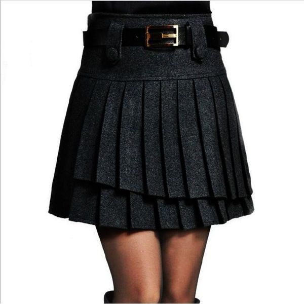 skirts 2021 autumn winter skirt fashion women high waist pleated female all-match short black woolen ly225
skirts 2021 autumn winter skirt fashion women high waist pleated female all-match short black woolen ly225