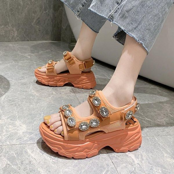 sandals platform women 2021 summer chunky high heels female wedges shoes for fish toe red sandalia feminina size 35-39, Black
sandals platform women 2021 summer chunky high heels female wedges shoes for fish toe red sandalia feminina size 35-39, Black