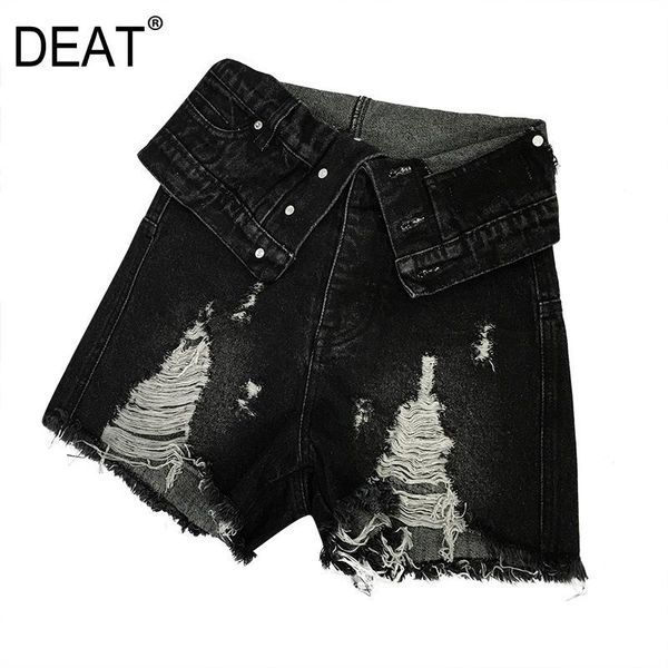 women's jeans deat 2021 spring and summer broken denim tassels black color vintage short pants female s wl, Blue
women's jeans deat 2021 spring and summer broken denim tassels black color vintage short pants female s wl, Blue