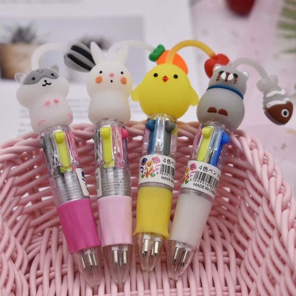 ballpoint pens 2pcs 4 in 1 mini multicolor kawaii animal cat ball pen 0.5mm pocket school office supplies cute stationery, Blue;orange
ballpoint pens 2pcs 4 in 1 mini multicolor kawaii animal cat ball pen 0.5mm pocket school office supplies cute stationery, Blue;orange