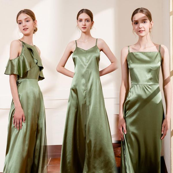 bridesmaid dress candy-colored elegant long for wedding party woman guest, White;pink
bridesmaid dress candy-colored elegant long for wedding party woman guest, White;pink