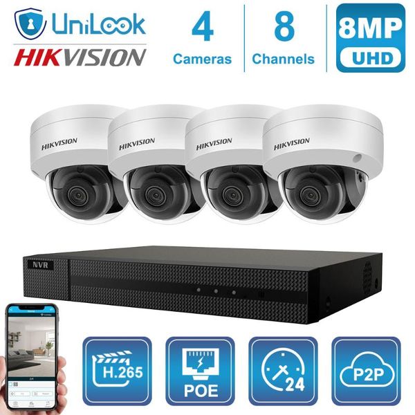 hikvision original camera kit 4pcs ds-2cd2185fwd-i outdoor security system 8mp hik oem nvr ip67 h.265+ guarding vision wireless kits
hikvision original camera kit 4pcs ds-2cd2185fwd-i outdoor security system 8mp hik oem nvr ip67 h.265+ guarding vision wireless kits