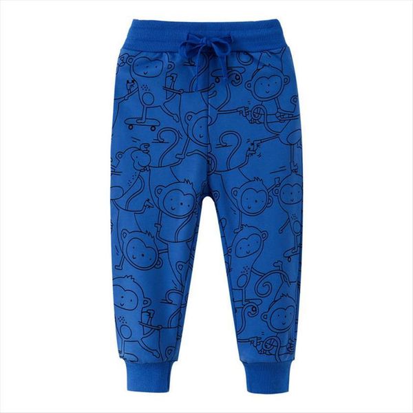 jumping meters animals long trousers pants for baby boys girls autumn sweatpants monkeys print drawstring kid full pant, Blue
jumping meters animals long trousers pants for baby boys girls autumn sweatpants monkeys print drawstring kid full pant, Blue