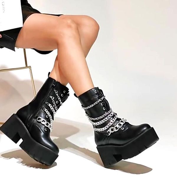 boots 2021 chunky heels cool punk chains black gothic girls style motorcycles platform shoes women1
boots 2021 chunky heels cool punk chains black gothic girls style motorcycles platform shoes women1