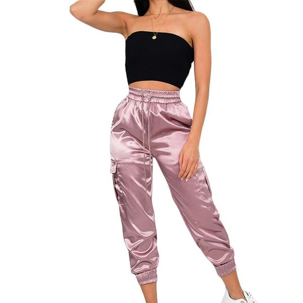 women's pants & capris women drawstring pant ladies solid side pocket trousers for female ds3698, Black;white
women's pants & capris women drawstring pant ladies solid side pocket trousers for female ds3698, Black;white