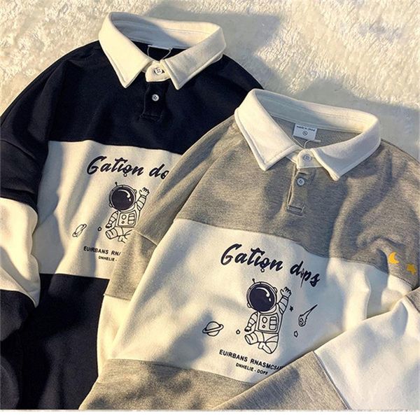 women's hoodies & sweatshirts retro loose bf wind longsleeved harajuku astronaut print zipper hoodie couple trend punk oversized clothi, Black
women's hoodies & sweatshirts retro loose bf wind longsleeved harajuku astronaut print zipper hoodie couple trend punk oversized clothi, Black