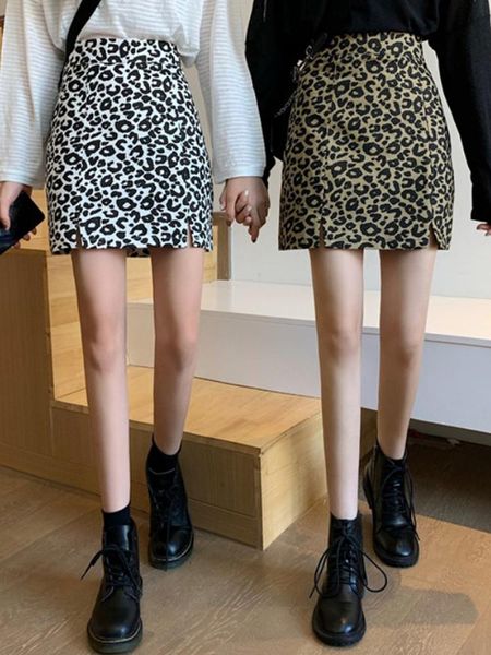 skirts ins temperament retro leopard split half-length skirt high waist a- line slimming hip female, Black
skirts ins temperament retro leopard split half-length skirt high waist a- line slimming hip female, Black