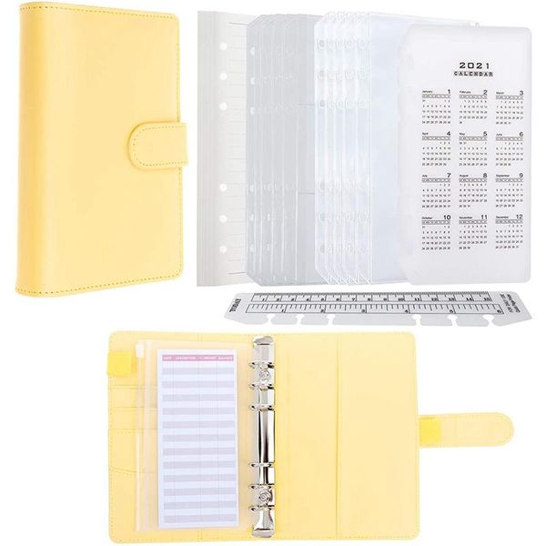 gift wrap pu leather notebook organizer sets 6-ring binder cover 40 sheets a6 filler paper for your passport tickets cards etc
gift wrap pu leather notebook organizer sets 6-ring binder cover 40 sheets a6 filler paper for your passport tickets cards etc