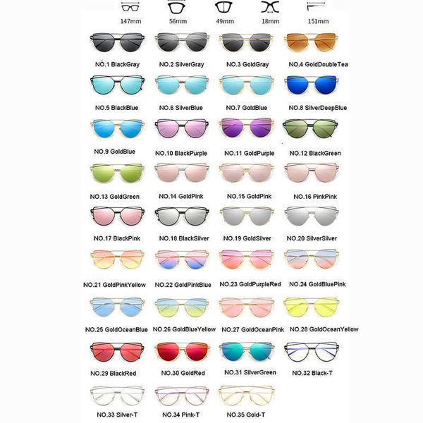 luxury designer sunglasses leonlion brand designer cat eye women vintage metal reflective glasses for mirror retro oculos de sol gafas 0622, White;black
luxury designer sunglasses leonlion brand designer cat eye women vintage metal reflective glasses for mirror retro oculos de sol gafas 0622, White;black