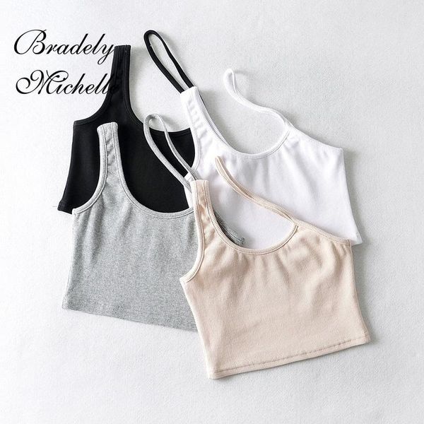 women's tanks & camis bradely michelle summer arrival women solid color one-shoulder fashion off-shoulder party crop, White
women's tanks & camis bradely michelle summer arrival women solid color one-shoulder fashion off-shoulder party crop, White