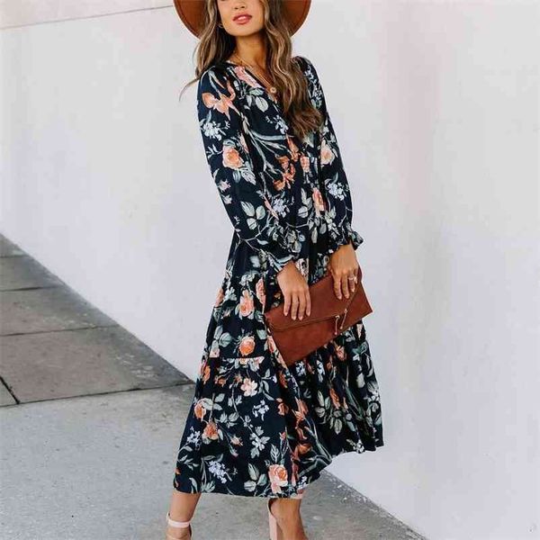 floral print black maxi long dress women v neck sleeve vintage winter elegant ladies office vestidos 210427, Black;gray
floral print black maxi long dress women v neck sleeve vintage winter elegant ladies office vestidos 210427, Black;gray