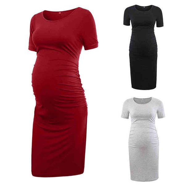 casual pregnancy dress women's ruched maternity dress mama short sleeve wrap dresses maternity short sleeve summer dresses g220309, White
casual pregnancy dress women's ruched maternity dress mama short sleeve wrap dresses maternity short sleeve summer dresses g220309, White