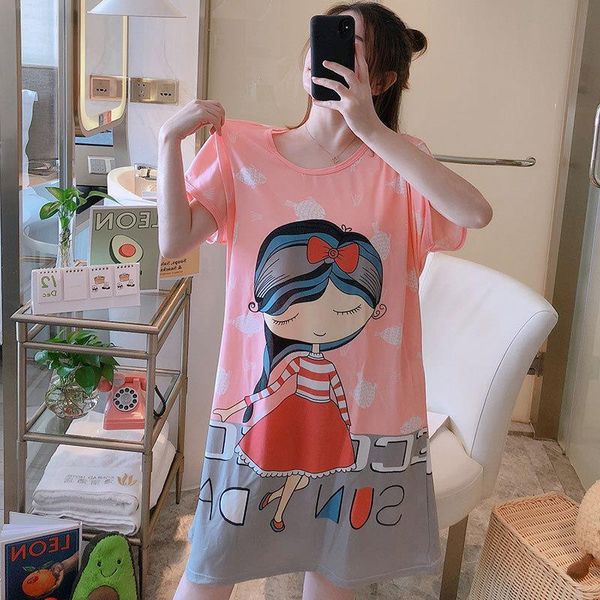 cartoon nighty summer nightgowns womens sleepwears sleepdress cute comfortable lingerie round neck short sleepshirts sleepwear, Black;red
cartoon nighty summer nightgowns womens sleepwears sleepdress cute comfortable lingerie round neck short sleepshirts sleepwear, Black;red