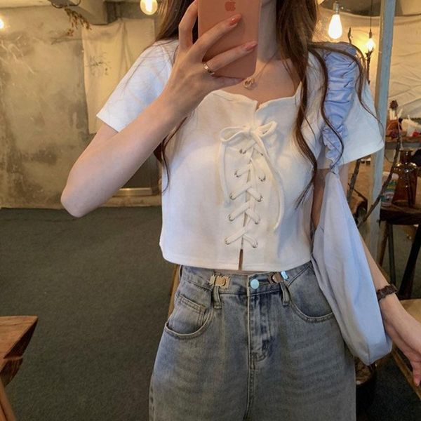 women's t-shirt 2021 white summer dress design feeling niche short sleeve net red explosions navel jacket
women's t-shirt 2021 white summer dress design feeling niche short sleeve net red explosions navel jacket