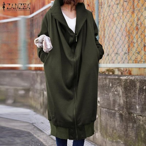 women's jackets zanzea fashion women autumn sweatshirt coats winter long sleeve casual zipper up solid loose hooded outwear plus size, Black;brown
women's jackets zanzea fashion women autumn sweatshirt coats winter long sleeve casual zipper up solid loose hooded outwear plus size, Black;brown