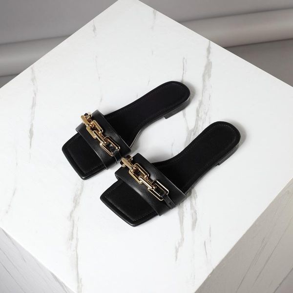 slippers brand design gold chain women slipper closed toe slip on mules shoes square head low heels casual slides flip flop, Black
slippers brand design gold chain women slipper closed toe slip on mules shoes square head low heels casual slides flip flop, Black