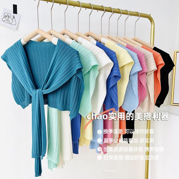 ice silk sunscreen shawl women's spring and summer thin korean version shoulder air conditioning room knitting scarf dual purpose with, Blue;gray
ice silk sunscreen shawl women's spring and summer thin korean version shoulder air conditioning room knitting scarf dual purpose with, Blue;gray