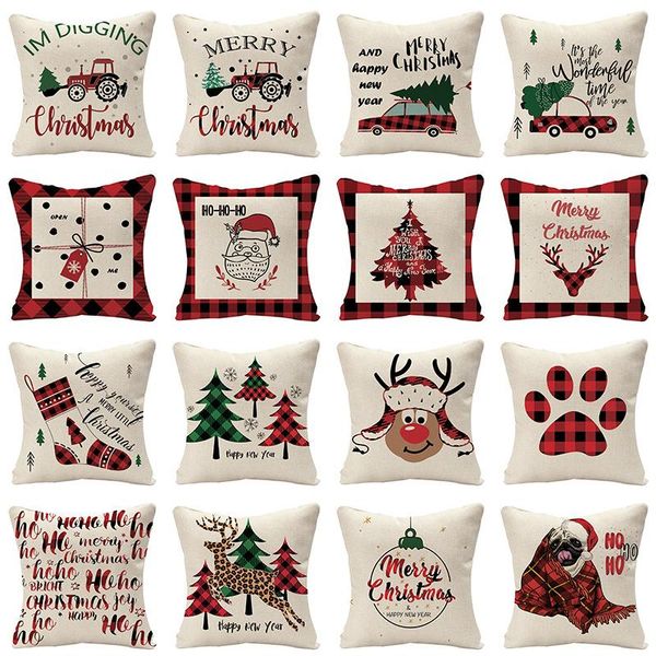 cushion/decorative pillow classic christmas linen waist cover holiday home sofa decorative cushion decoration
cushion/decorative pillow classic christmas linen waist cover holiday home sofa decorative cushion decoration