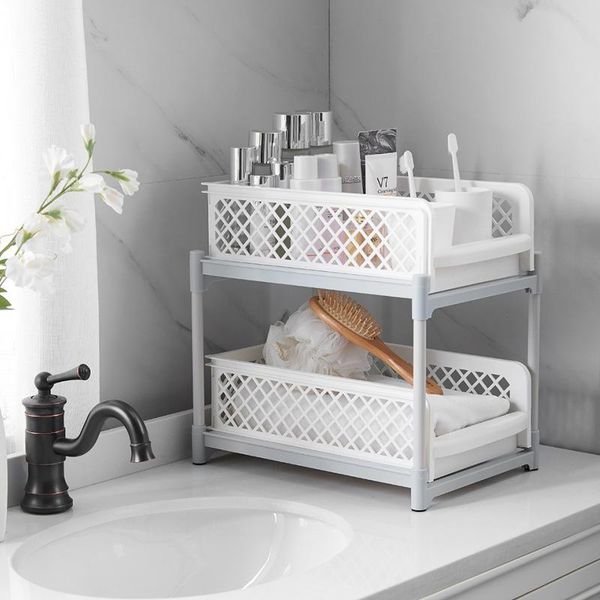 hooks & rails 2 layers kitchen spice rack counterjars bottle shelf bathroom plastic organizer storage holder white
hooks & rails 2 layers kitchen spice rack counterjars bottle shelf bathroom plastic organizer storage holder white