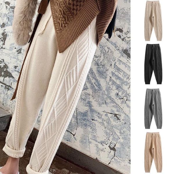 women's pants & capris knit loose sweater thick stretch waist straight trousers ladies casual, Black;white
women's pants & capris knit loose sweater thick stretch waist straight trousers ladies casual, Black;white