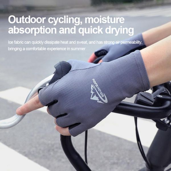cycling gloves outdoor sports sun protection half finger fitness non-slip breathable riding fishing equipment, Black
cycling gloves outdoor sports sun protection half finger fitness non-slip breathable riding fishing equipment, Black