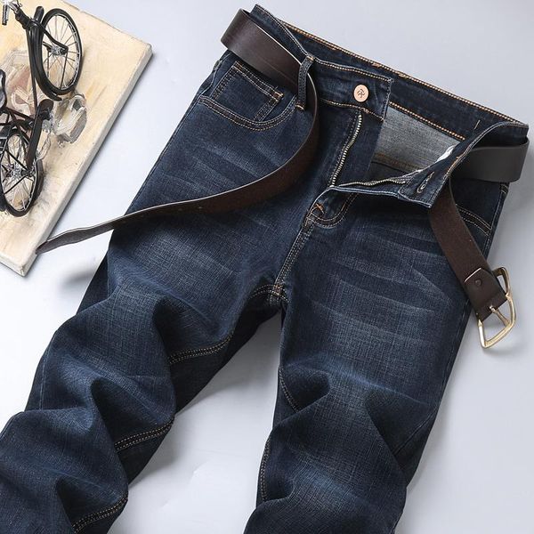 men's jeans 2021 stretch regular fit business casual classic style fashion denim trousers male black blue brand pants
men's jeans 2021 stretch regular fit business casual classic style fashion denim trousers male black blue brand pants