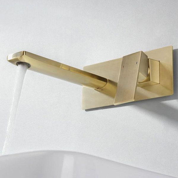 black or brushed gold chrome brass bathroom sink faucet conceal separated cold water mixer basin taps wall mounted faucets
black or brushed gold chrome brass bathroom sink faucet conceal separated cold water mixer basin taps wall mounted faucets