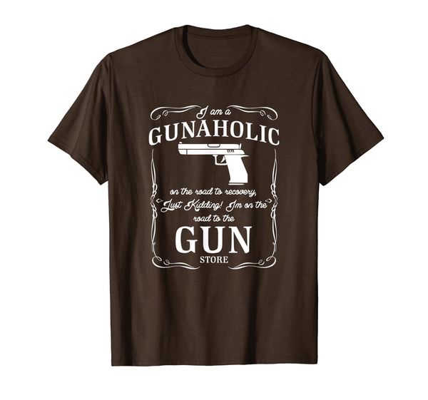 gunaholic handgun pistol ammo t shirt, White;black
gunaholic handgun pistol ammo t shirt, White;black