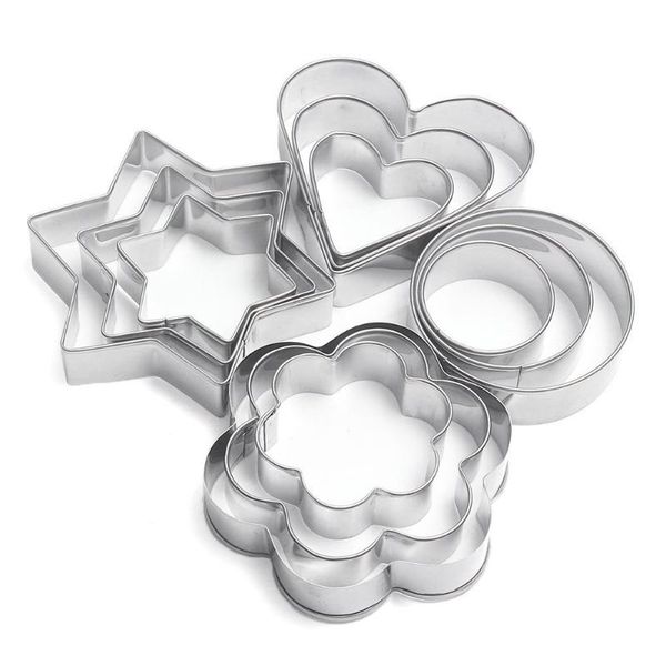 stainless steel cookie 3d cutter mold kit assorted shape fondant cake for baking, homemade treats 12pcs (silver) col tools
stainless steel cookie 3d cutter mold kit assorted shape fondant cake for baking, homemade treats 12pcs (silver) col tools