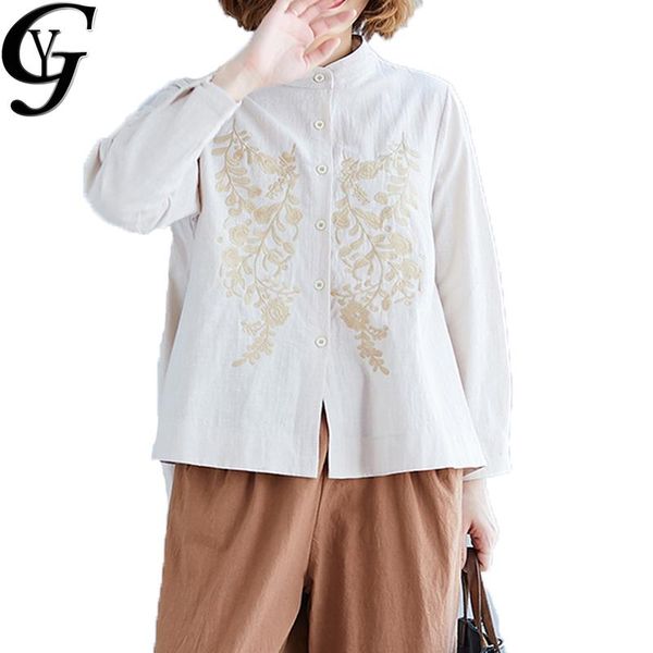 vintage embroidery cotton linen blouse women white shirts 2021 casual stand collar long sleeve femme camisas mujer women's blouses &
vintage embroidery cotton linen blouse women white shirts 2021 casual stand collar long sleeve femme camisas mujer women's blouses &