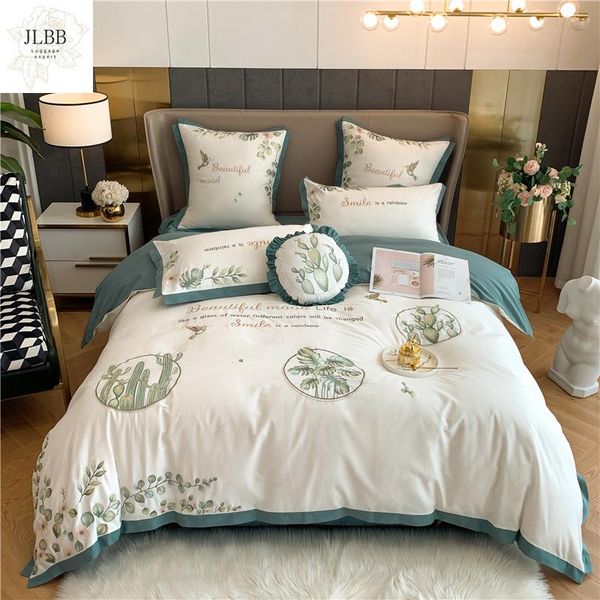 bedding sets luxury white/green soft cozy egyptian cotton sanded set cactus embroidery duvet cover bed sheet or bedspread pillowcases
bedding sets luxury white/green soft cozy egyptian cotton sanded set cactus embroidery duvet cover bed sheet or bedspread pillowcases