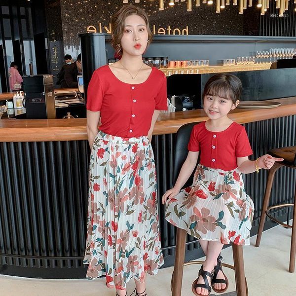 family matching outfits mum and me dresses matcihng outfit clothes summer french style floral girls lady red chiffon dres1, Blue
family matching outfits mum and me dresses matcihng outfit clothes summer french style floral girls lady red chiffon dres1, Blue