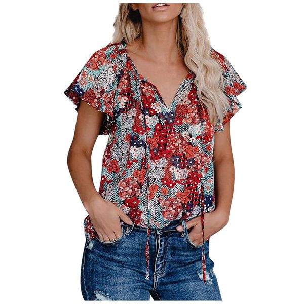 women's t-shirt flower print long sleeve cotton polyester t-shirts casual loose v-neck pullover fashion plus size t shirt, White
women's t-shirt flower print long sleeve cotton polyester t-shirts casual loose v-neck pullover fashion plus size t shirt, White