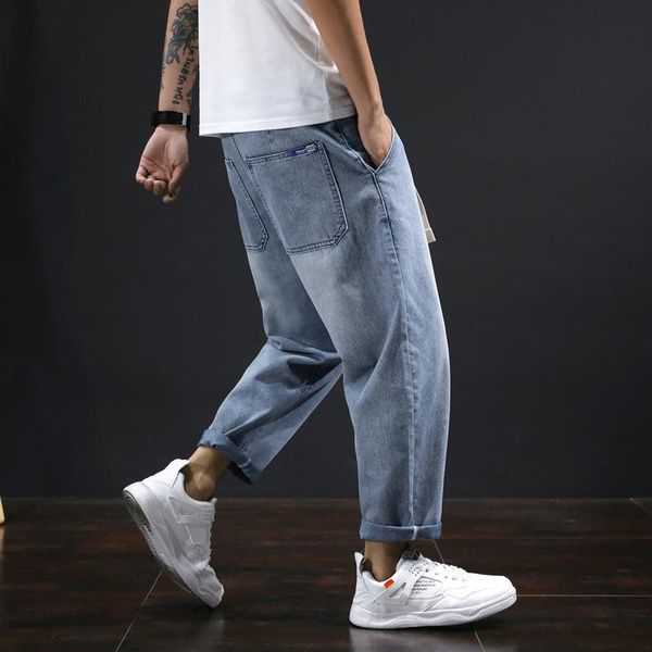 men's pants urban men's wear | ins port style jeans autumn versatile korean fashion loose casual straight brand, Black 
men's pants urban men's wear | ins port style jeans autumn versatile korean fashion loose casual straight brand, Black