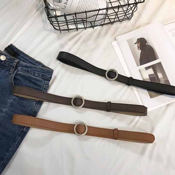 belts female casual round buckle fine for women dress jeans belt woman ladies faux suede leather straps ceinture black red, Black;brown
belts female casual round buckle fine for women dress jeans belt woman ladies faux suede leather straps ceinture black red, Black;brown