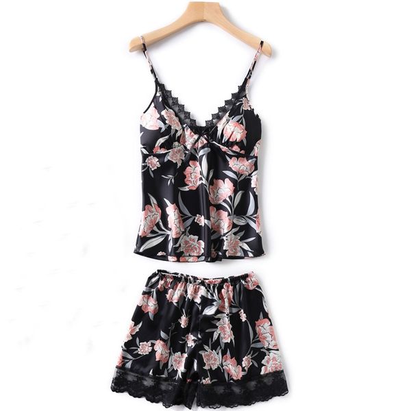 sleepwear satin pajama set sleeveless spring summer cute and shorts underwear night nightgown for ladies jess bevw, Black;red
sleepwear satin pajama set sleeveless spring summer cute and shorts underwear night nightgown for ladies jess bevw, Black;red