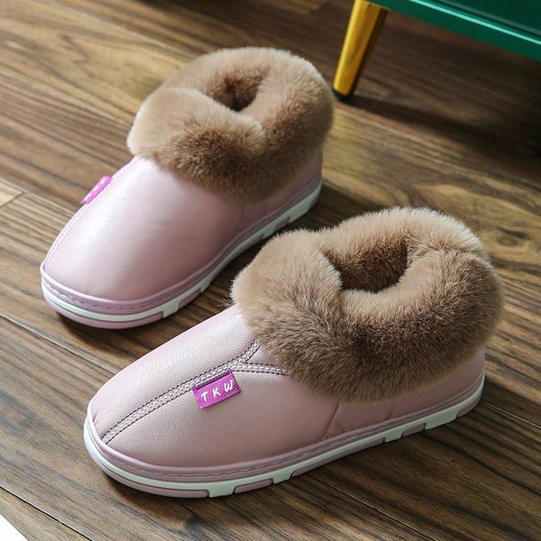 boots women's winter shoes waterproof cotton snow flat with outdoor thick-soled non-slip warm plush female ankle, Black 
boots women's winter shoes waterproof cotton snow flat with outdoor thick-soled non-slip warm plush female ankle, Black
