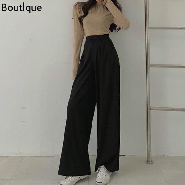 women's pants & capris chic korean style summer solid trouser women elegant simple basic cozy plus size s-3xl loose office ladies tempe, Black;white
women's pants & capris chic korean style summer solid trouser women elegant simple basic cozy plus size s-3xl loose office ladies tempe, Black;white