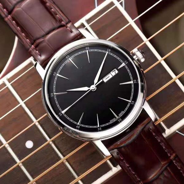 leisure watches automatic movements genuine leather strap perfect quality sapphire mineral mirror men-watch double calendar orologio di luss, Slivery;brown
leisure watches automatic movements genuine leather strap perfect quality sapphire mineral mirror men-watch double calendar orologio di luss, Slivery;brown