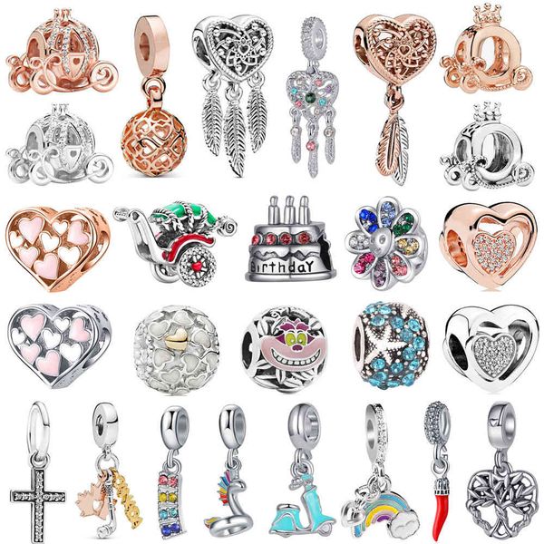 1pcs cute crown carriage cake flowers beads pendant adapting original pandora charm bracelet women jewelry gifts, Silver
1pcs cute crown carriage cake flowers beads pendant adapting original pandora charm bracelet women jewelry gifts, Silver