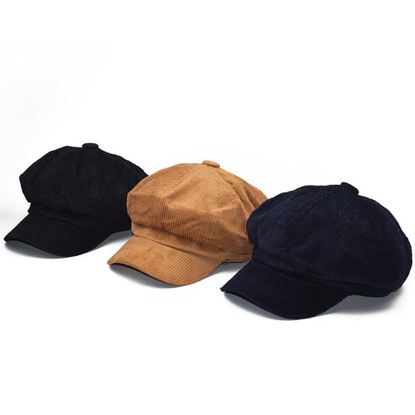 berets bauhinia women hats winter solid corduroy casual hat literary retro cap foldable beret, Blue;gray
berets bauhinia women hats winter solid corduroy casual hat literary retro cap foldable beret, Blue;gray