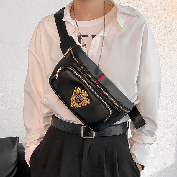 pockets chest bag men's waist fashion street korean version embroidery black versatile one shoulder diagonal
pockets chest bag men's waist fashion street korean version embroidery black versatile one shoulder diagonal