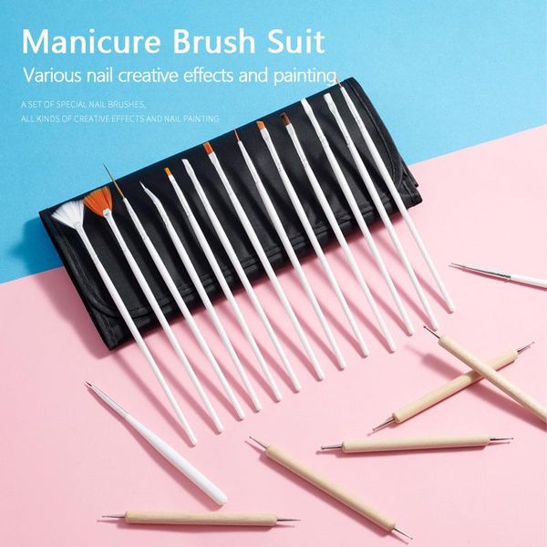 nail art kits 20 pens set pen, brush, carved light therapy diamond painting pen canvas bag stainless steel useful
nail art kits 20 pens set pen, brush, carved light therapy diamond painting pen canvas bag stainless steel useful