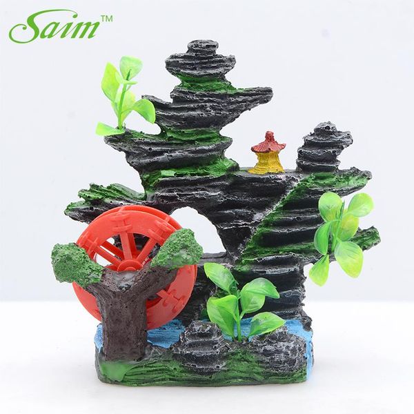 decorations 19cm saim aquarium decoration air bubble waterwheel stone rockery fish tank ornaments resin decorative
decorations 19cm saim aquarium decoration air bubble waterwheel stone rockery fish tank ornaments resin decorative