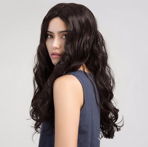 fashionable wig beautiful goddess synthetic wigs women's black split bangs long curly big wave wig women's life
fashionable wig beautiful goddess synthetic wigs women's black split bangs long curly big wave wig women's life