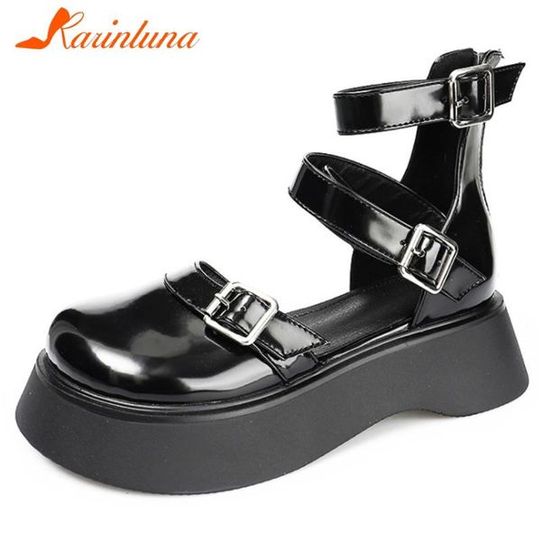 brand ladies punk gothic casual pumps platforrm wedges med heels buckle women 2021 spring shoes dress, Black
brand ladies punk gothic casual pumps platforrm wedges med heels buckle women 2021 spring shoes dress, Black