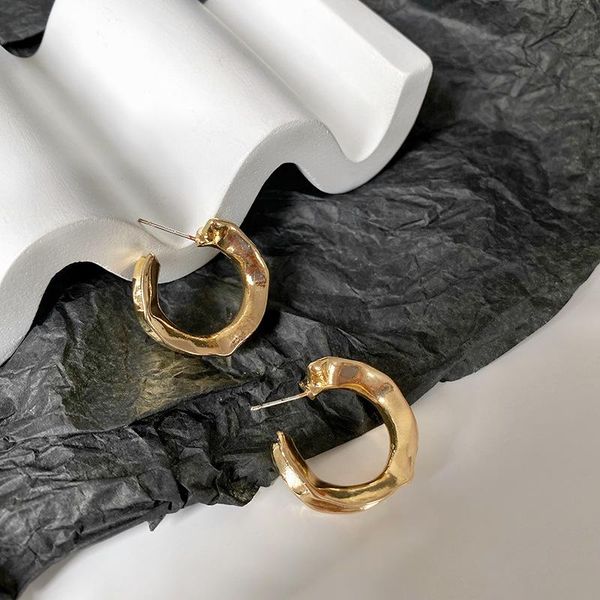 hoop & huggie 2021 gold silver color c shape small earrings irregular geometric for women minimalist hoops trendy, Golden;silver
hoop & huggie 2021 gold silver color c shape small earrings irregular geometric for women minimalist hoops trendy, Golden;silver