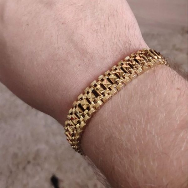 link, chain dropship link bracelets for women men gold curb chains men's fashion jewelry gifts, Black
link, chain dropship link bracelets for women men gold curb chains men's fashion jewelry gifts, Black