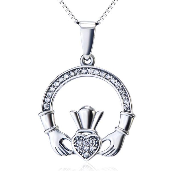 vinnie design crystal claddagh necklace fashion jewelry necklaces & pendants for women gift pendant, Silver
vinnie design crystal claddagh necklace fashion jewelry necklaces & pendants for women gift pendant, Silver